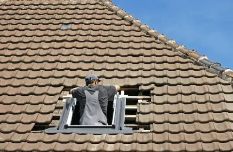 Pose de velux - Barlin